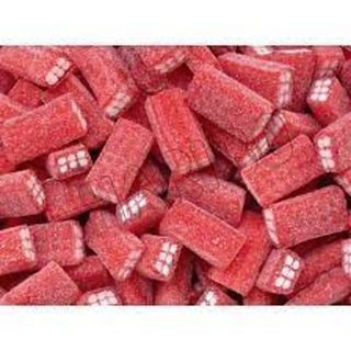 Ladrillos Fresa Pica Rellenos (100 Gr.)