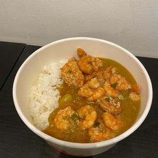 Curry Gamberi rice bowl 