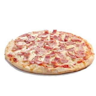 Pizza especial de jamón y queso (mediana)