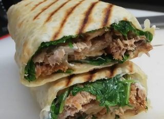 Wrap salmon