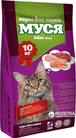Сухий корм для котів Муся Мікс