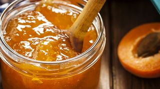 Piadina con confettura extra di albicocca rigoni