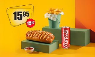 კომბო ბიგ ჰოთ-დოგი ფრანკფურტერით