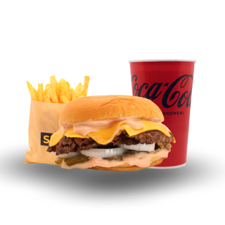 CHEESE SBERLA + PATATINE E BIBITA