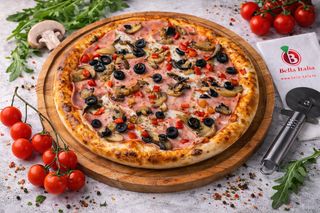 Pizza clasica Capricciosa-450gr