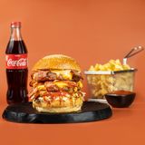 ორმაგი კეთილი ბურგერის კომბო /double kind burger combo