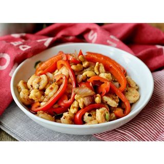 Cashew Schezwan: Prawn