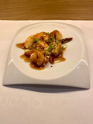 teriyaki de langostino