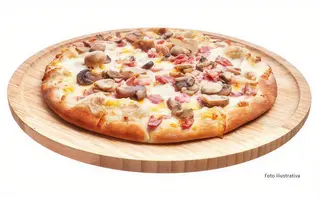 pizza carbonara (familiar)