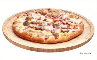 pizza carbonara (familiar)