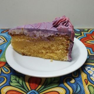 Trozo Tarta De Vainilla