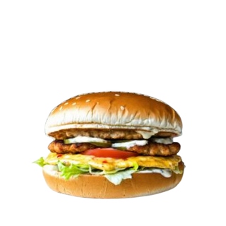 Hamburguesa De Filete De Pollo Y Tortilla