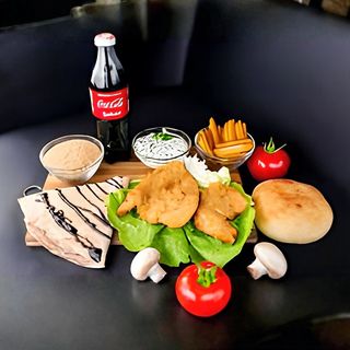 Combo – Mini belo meso sa wedges krompirom