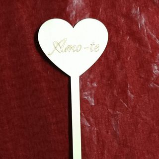 Pick coração Amo-te 