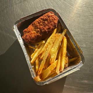 Combinado de filete empanado 