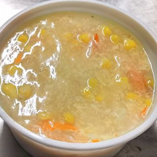 #16. Sopa De Maíz Con Cangrejos