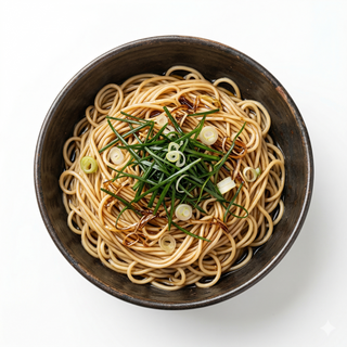 Tallarines con aceite de cebolleta (葱油拌面)