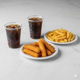 Menú  Fingers De Queso O Pollo (4Uds.)