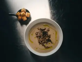 Cream of mushroom soup
