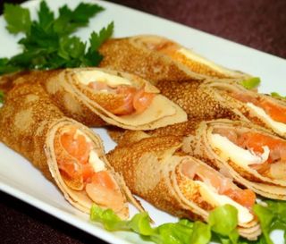 Закуска из семги