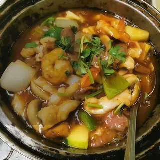 T6. Familia Feliz Pollo Ternera Pato Garbas Con Verduras