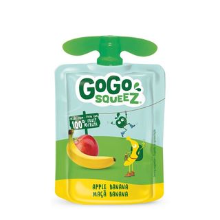 Puré Fruta Maca Banana Gogo Squeez 90 gr