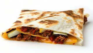Piadina - Salsiccia, 'nduja, scamorza affumicata e melanzane