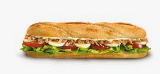 Bocadillo frío vegetal atún