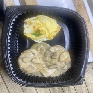 Solomillo con salsa de setas