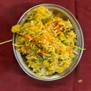 Vegetarian biryani