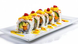 U17. Uramaki mango roll