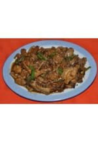 107. Свинско с китайски гъби Чин Чен Ку (500г)