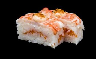 Battera Langostino Y Tobikko (6 Uds.)