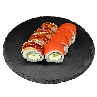 Філадельфія DeLuxe з лососем і вугрем 315г