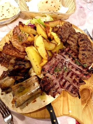 Menù grigliata mista