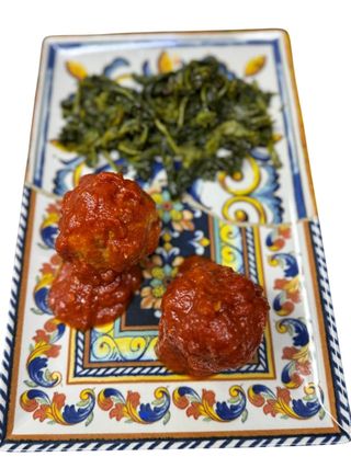 Polpette al sugo con friarielli