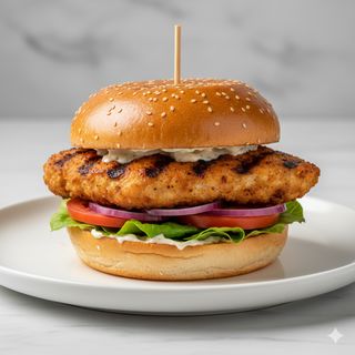 Hamburguesa DE Pollo