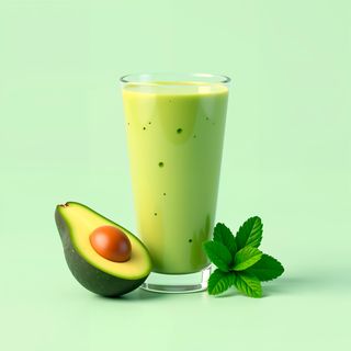 Jus d'avocat au lait 