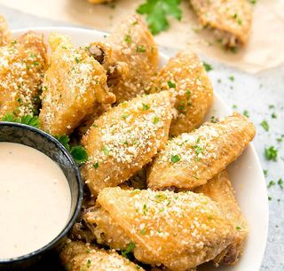 Garlic Parmesan Wings Mild or No chilli