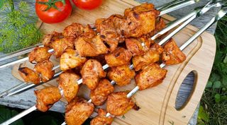 Шашлык из куриного филе