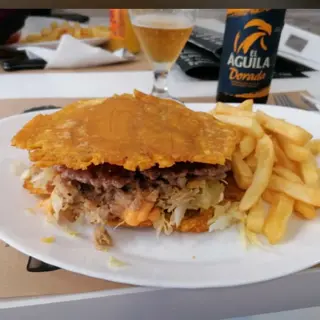Burger plátano