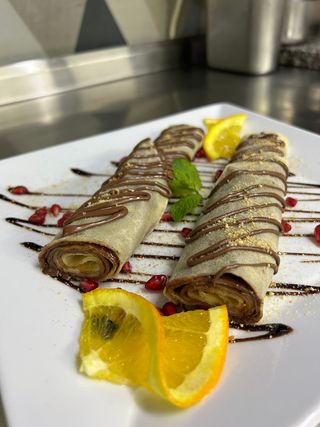 Slatka palačinka sa nutelom