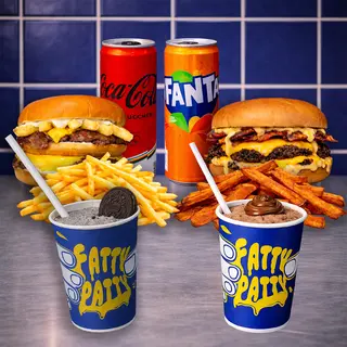 2 menu a scelta + 2 milkshake