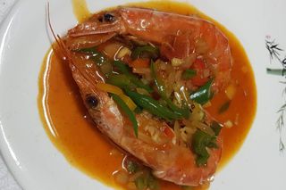 Gamberoni piccante alla piastra