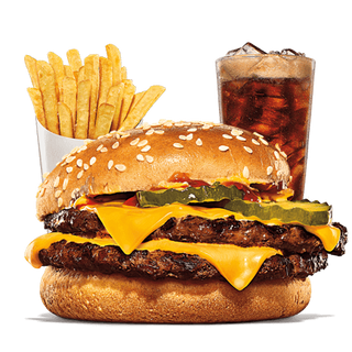 Meniu Double Cheeseburger