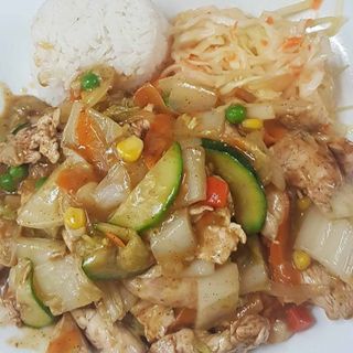 Wieprzowina z warzywami