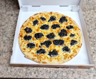 PIZZA HUITLACOCHE(VEGETAL) (33 Cm.)