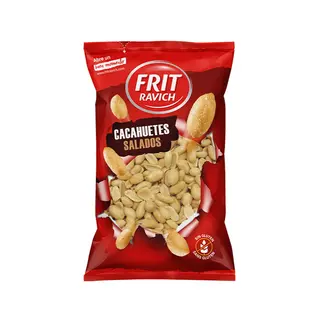 Cacahuetes Repelados Fritos y Salados Frit Ravich · Bolsa de 100 grs.