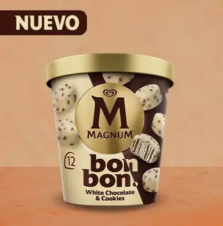 Magnum Bonbon White Chocolate & Cookies (12ud x 17ml)