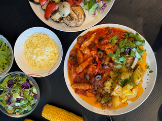 Pui in sos vanatoresc cu orez sarbesc